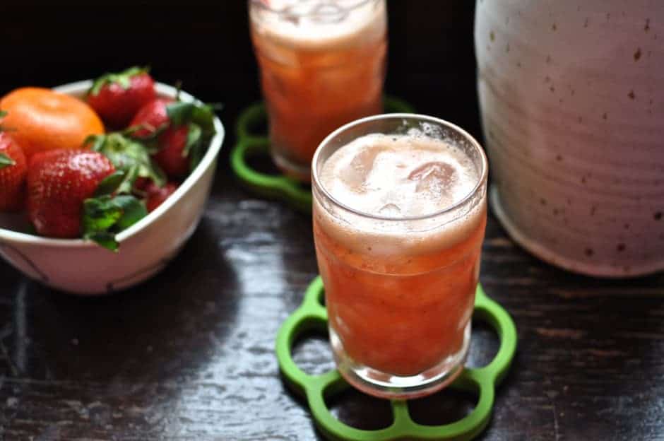 Strawberry Mandarin Agua Fresca ¡HOLA! JALAPEÑO