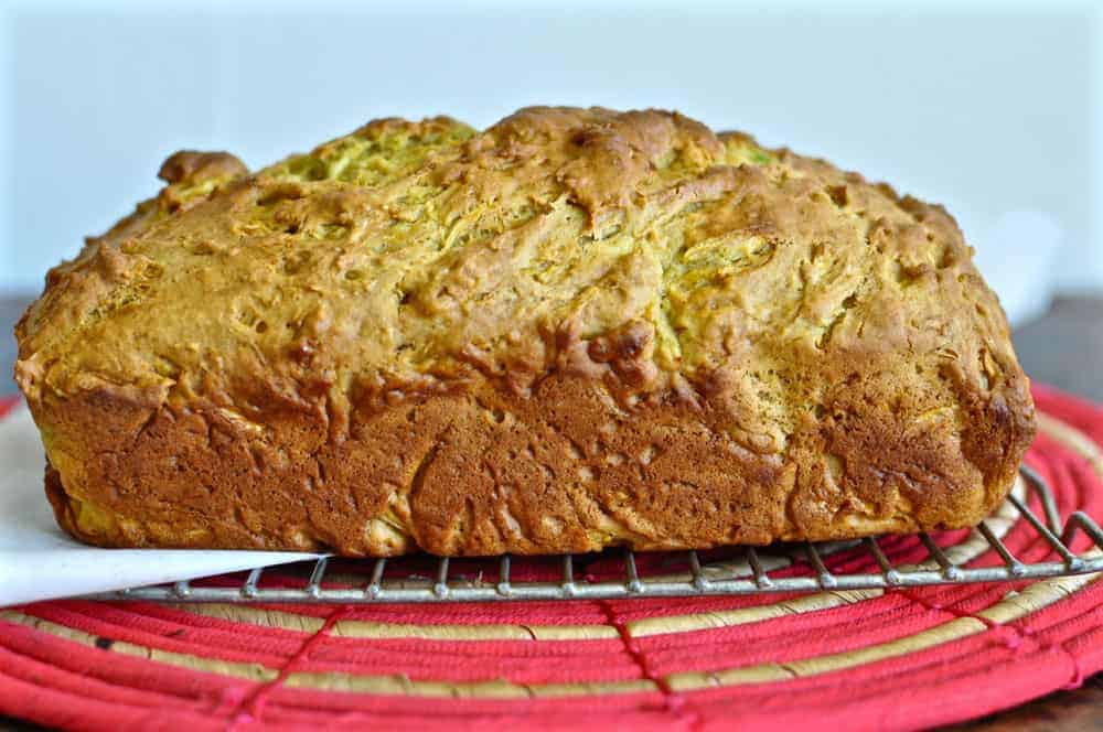 How to make tender, delicious zucchini bread without any added fat by using mashed ripe avocado instead of butter or oil.