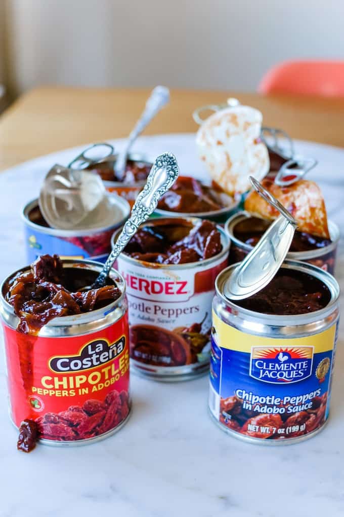 Find out which canned chiptole peppers in adobo are the best! Click here for my overall favorite plus the best gmo-free brand and gluten-free brand. #chipotlepeppers #chipotlepeppersinadobo #chipotlerecipes #chipotlesinadobo #mexicanfood #chipotles