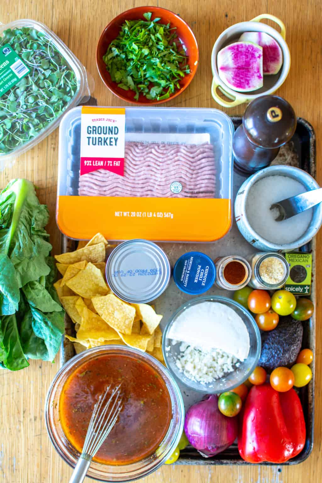 Healthy Taco Salad with Sweet Citrus Dressing - ¡HOLA! JALAPEÑO