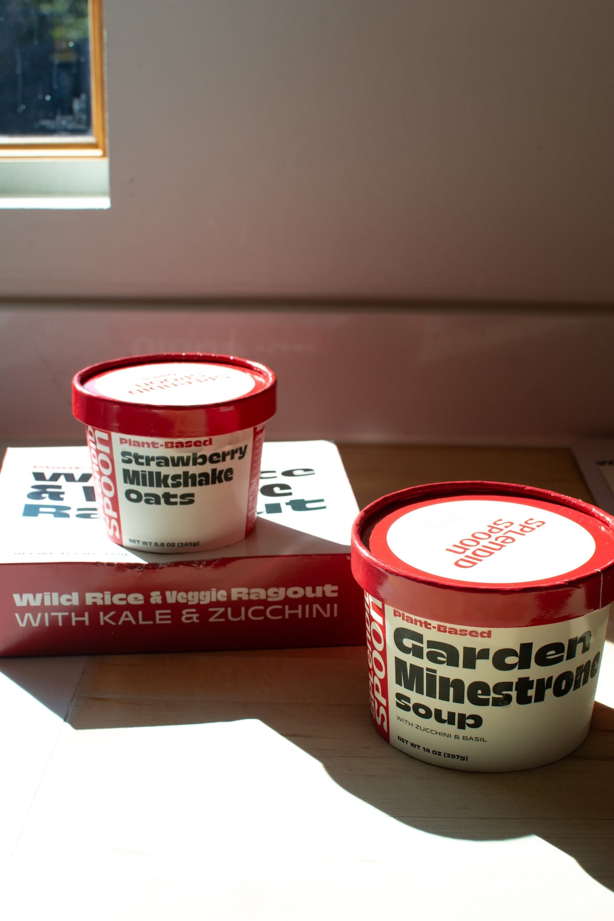 Three packages of splendid spoon meals