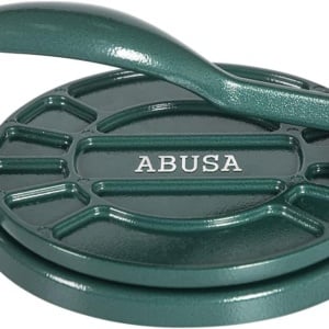 a green tortilla press