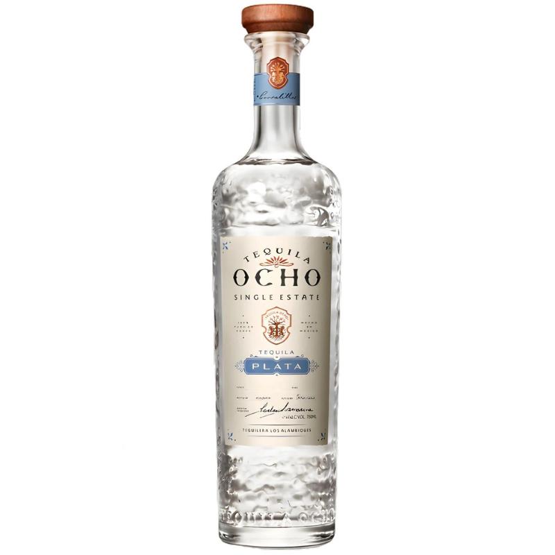 Bottle of Tequila Ocho Plata blanco tequila